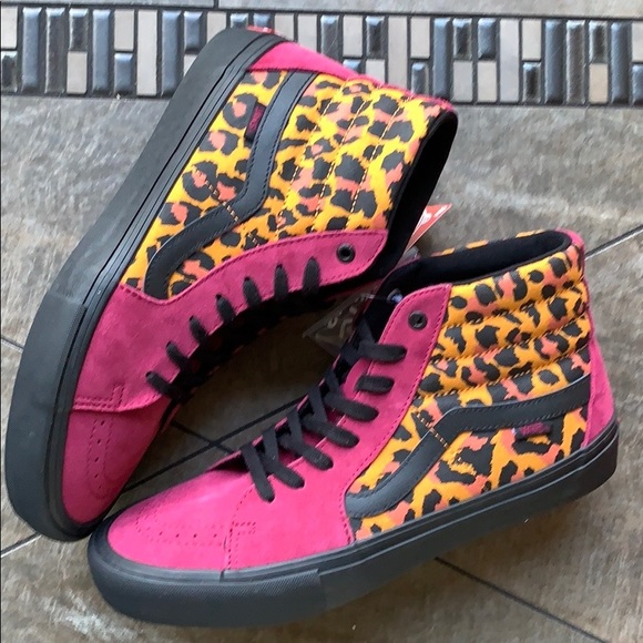 VANS SH8-HI PRO PUNK BEST RED/BLACK WMNS - Picture 2 of 16